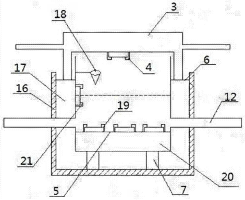 Experimental device for simulating corrosion in crude oil pipeline