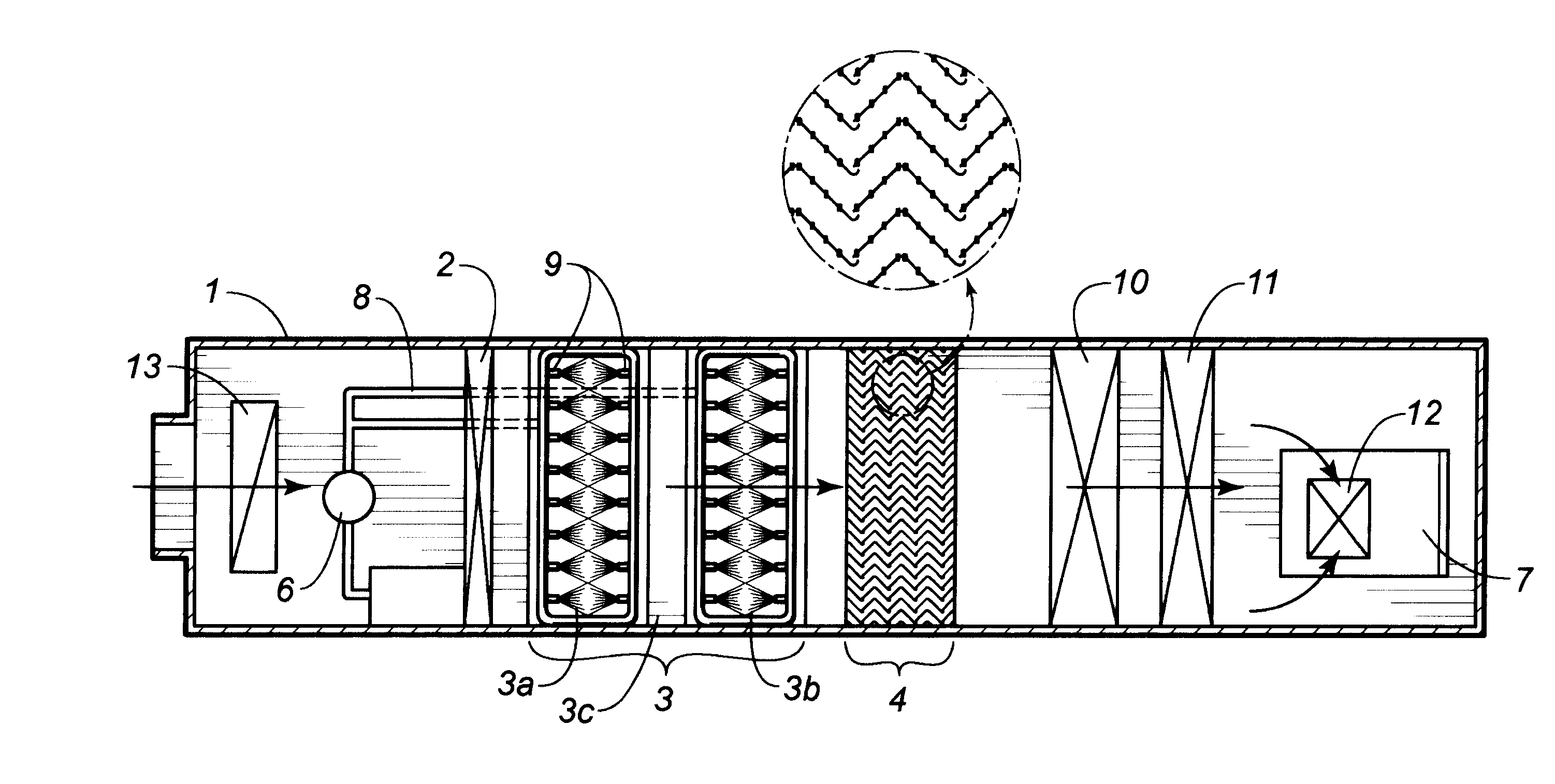 Air cleaner for removing air pollutants by water spray type of dust collecting system