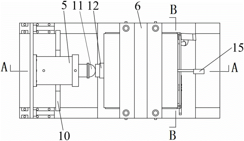 Dry-wet circulating direct shear device for structural surface of rock mass