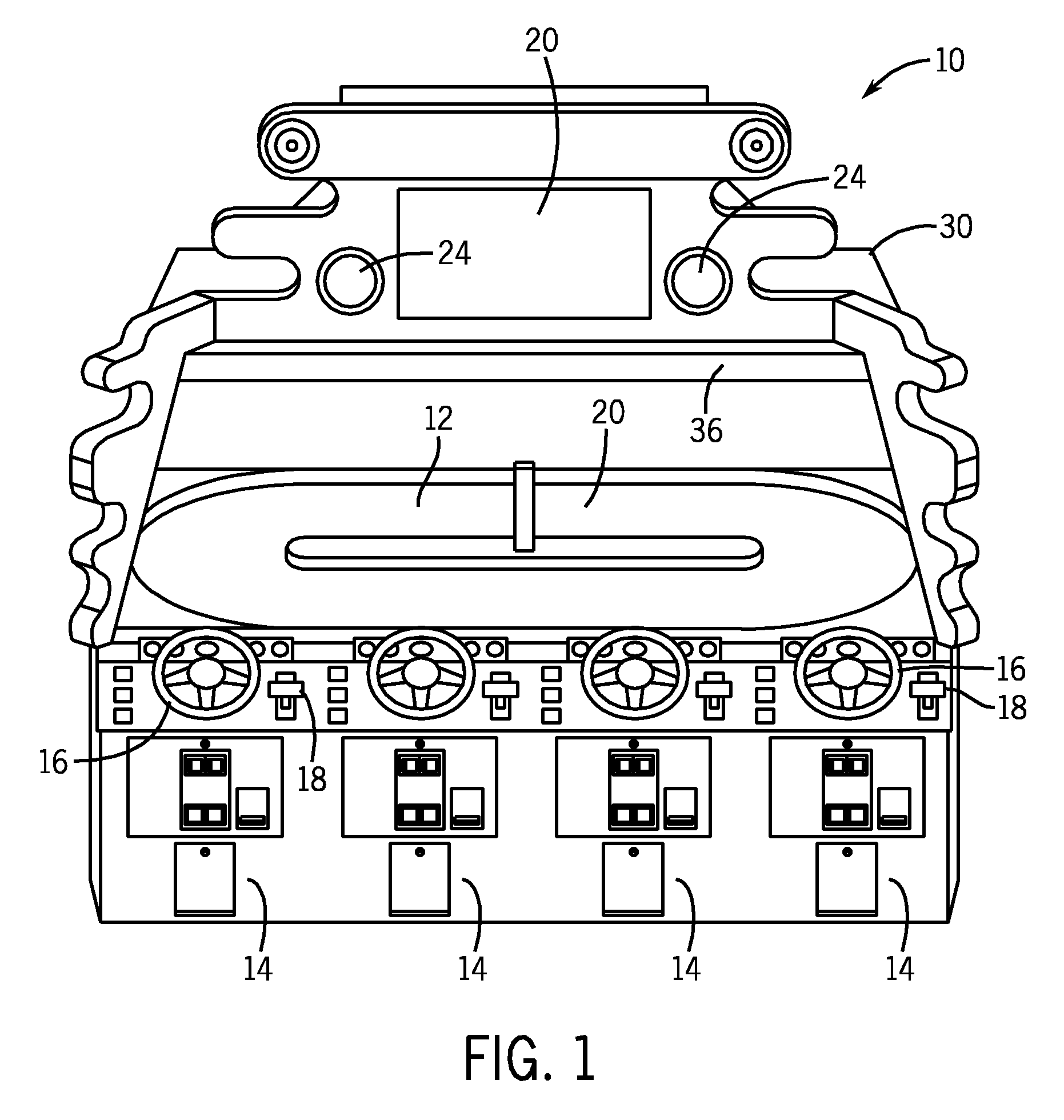 System and method for controlling movement of a plurality of game objects along a playfield