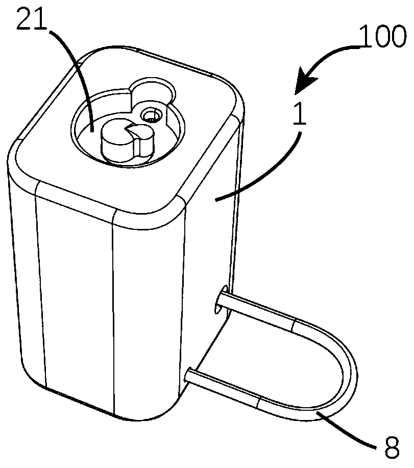 Steel wire rope locking device