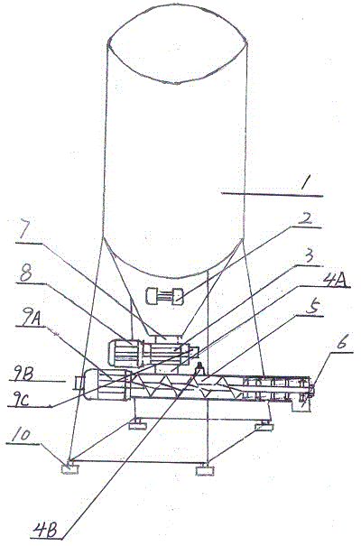 Foam light soil automatic control, feeding and stirring system