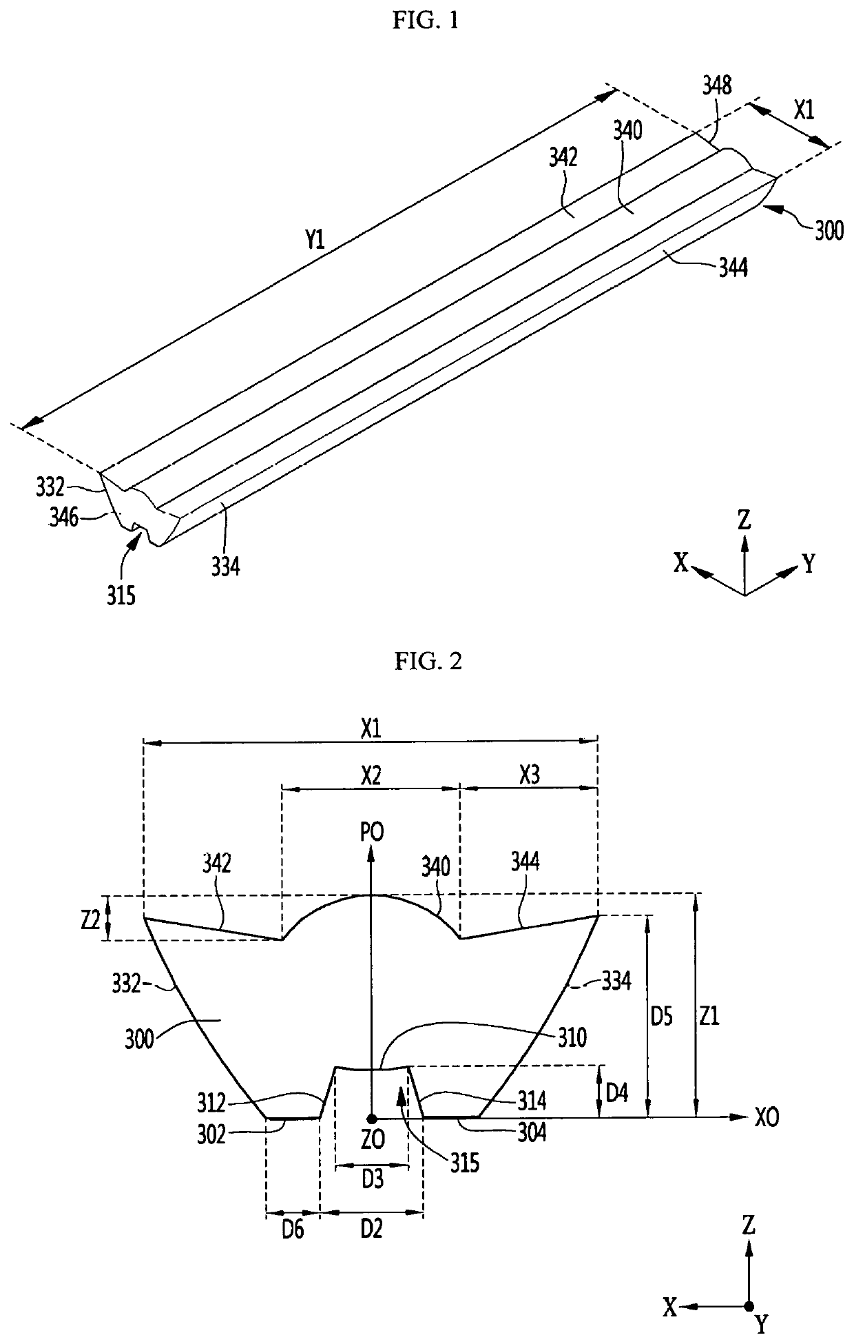 Optical lens, and light unit and lighting device having same