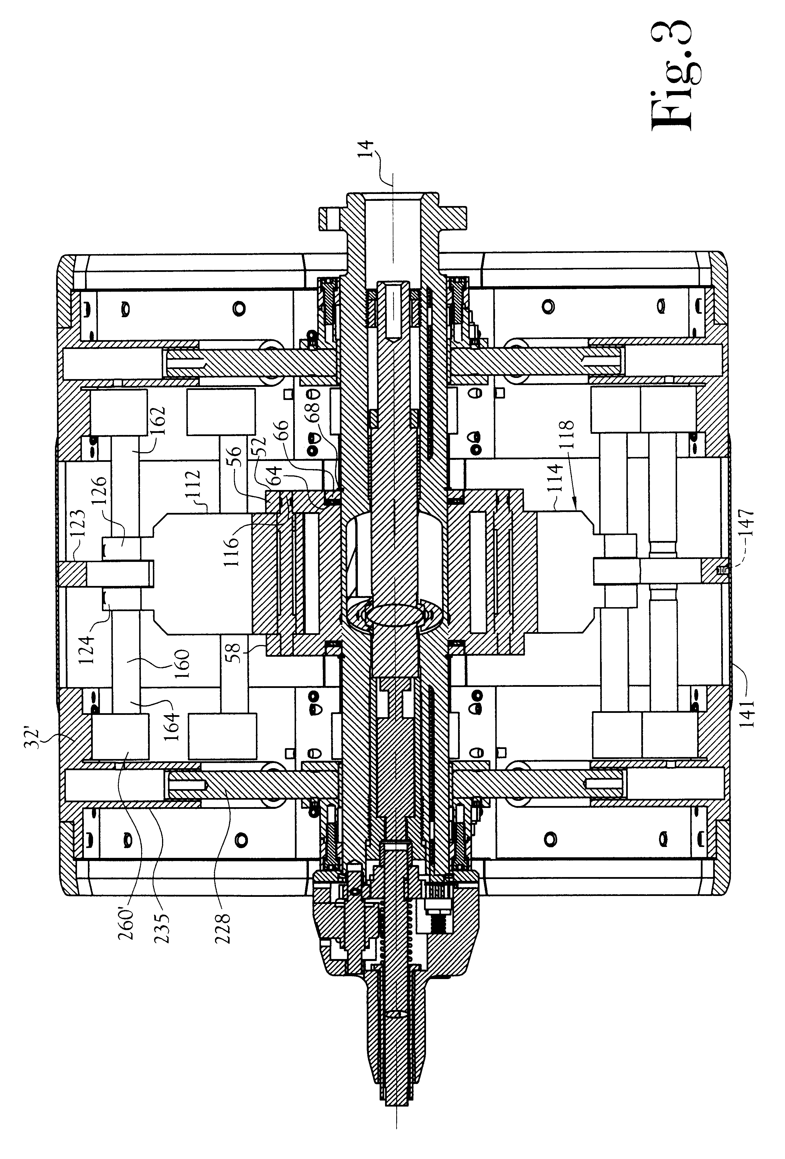 Expandable mandrel having adjustable width