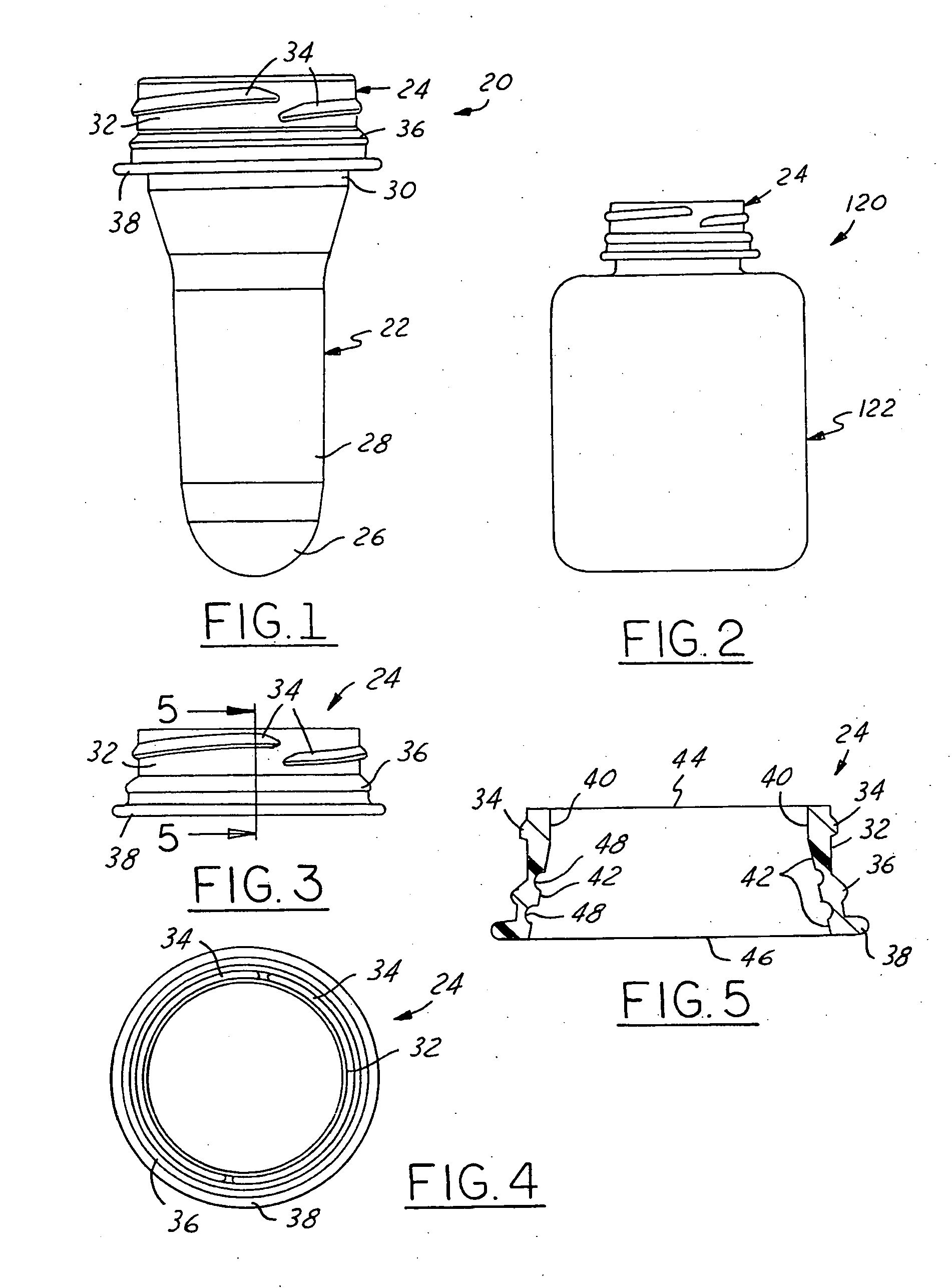 Preform assembly, container assembly, and method of manufacture