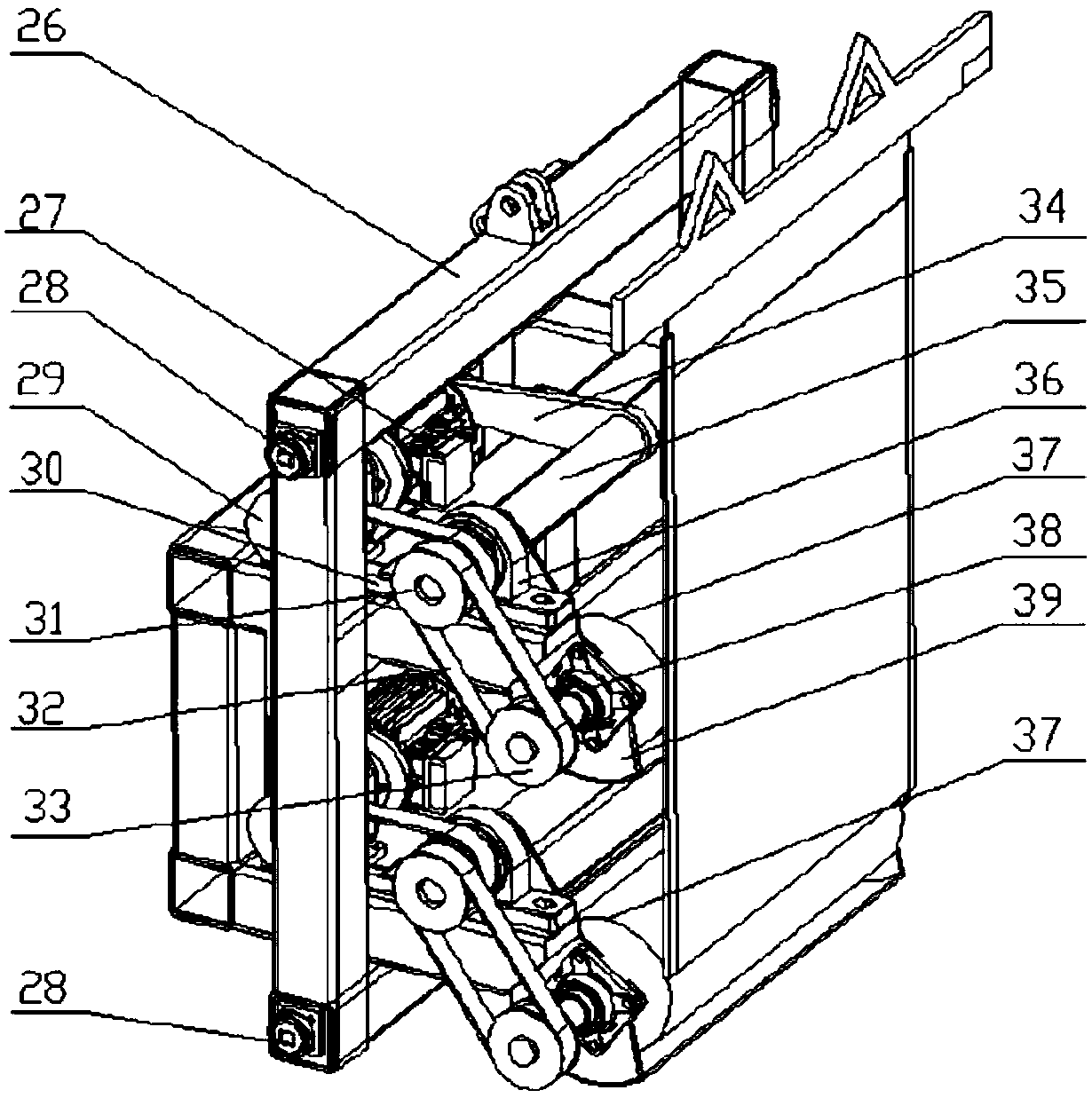 Zinc electrolysis negative plate scrubbing unit