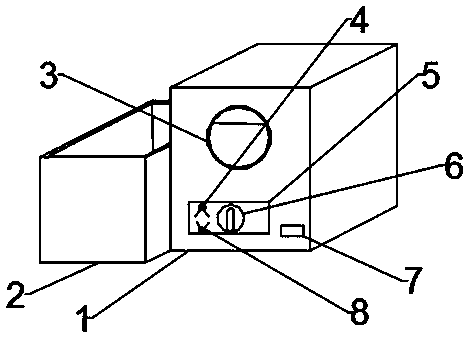 A small automatic peeling machine according to the curvature of sugarcane