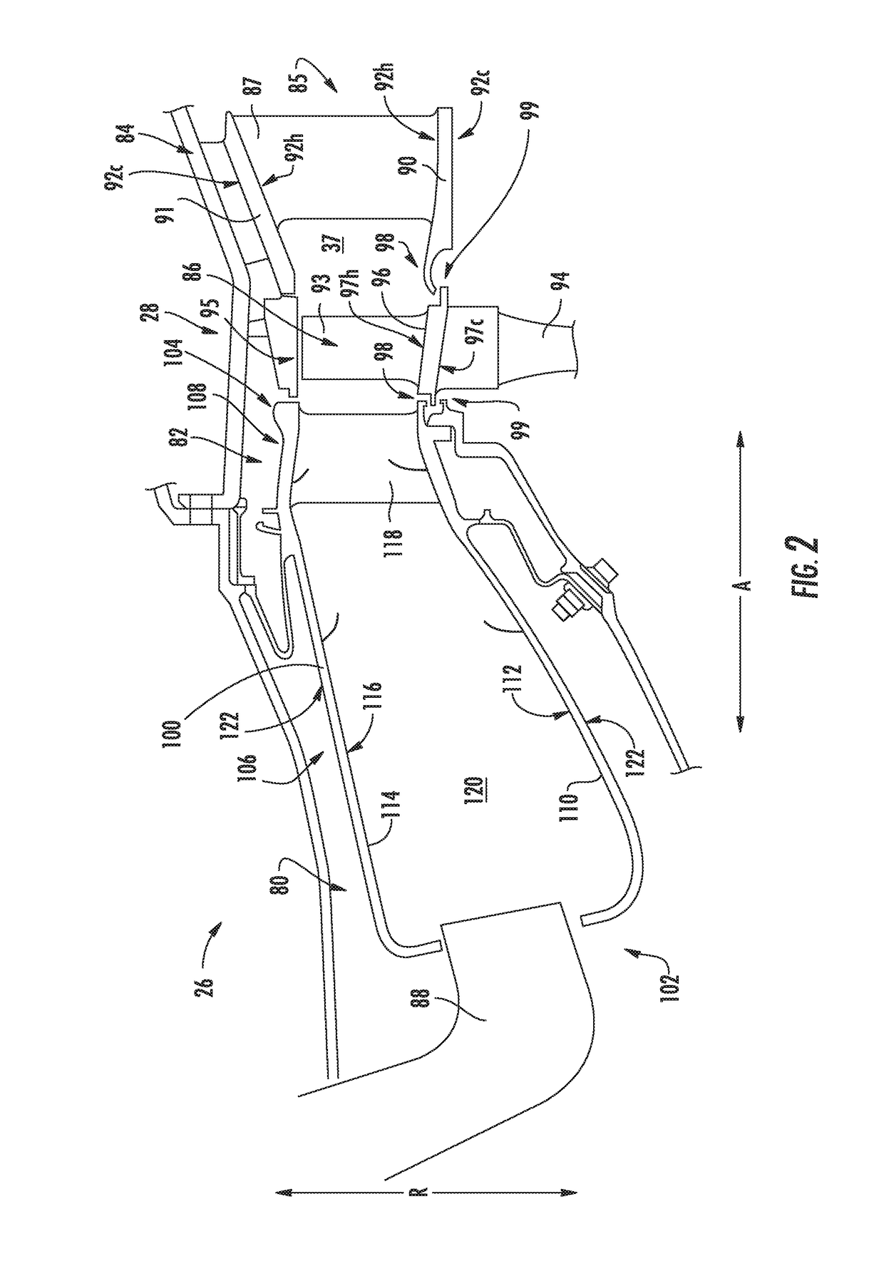 Ceramic Matrix Composite Component for a Gas Turbine Engine