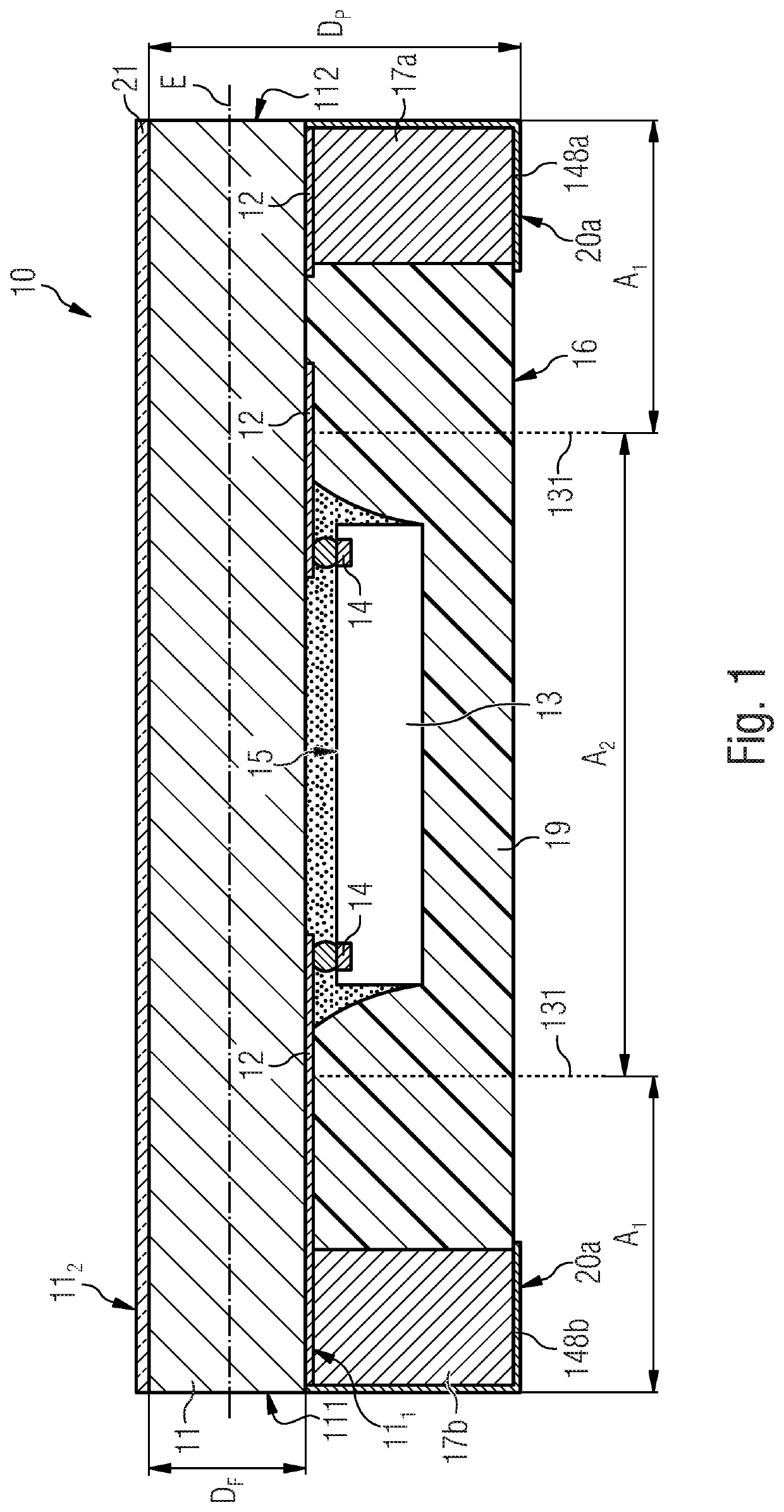 Flex-foil package with coplanar topology for high-frequency signals