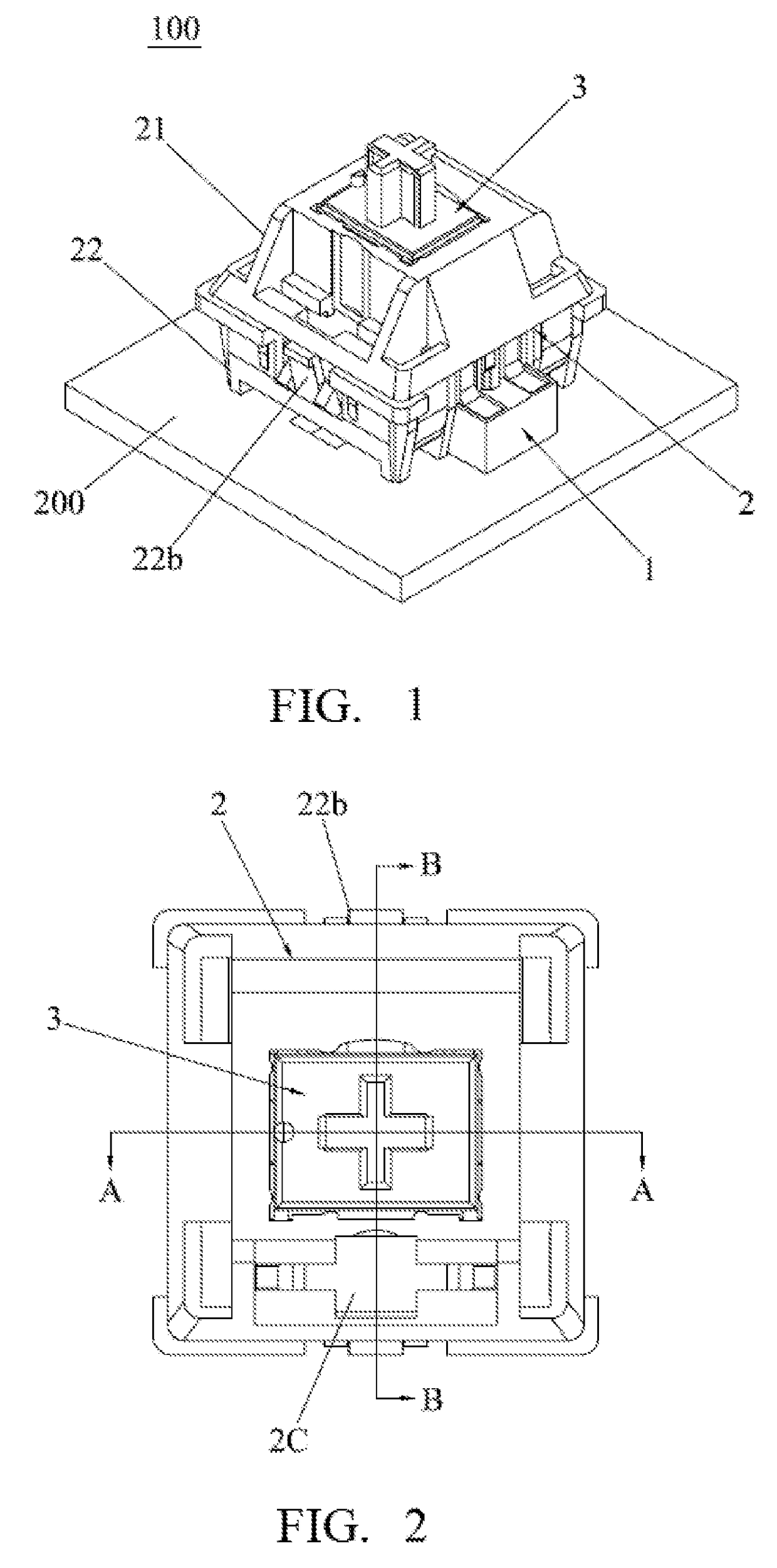 Modular Photoelectric-switch Keyboard Key