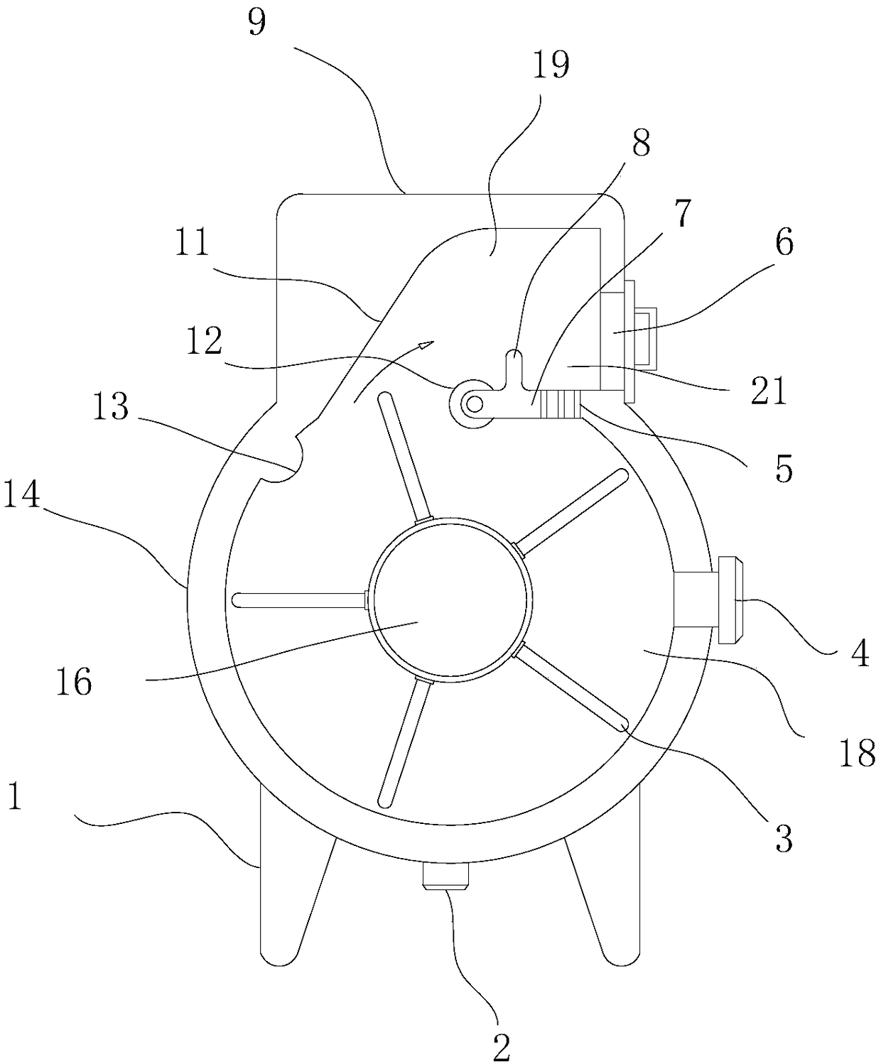 Blending filter for liquid material