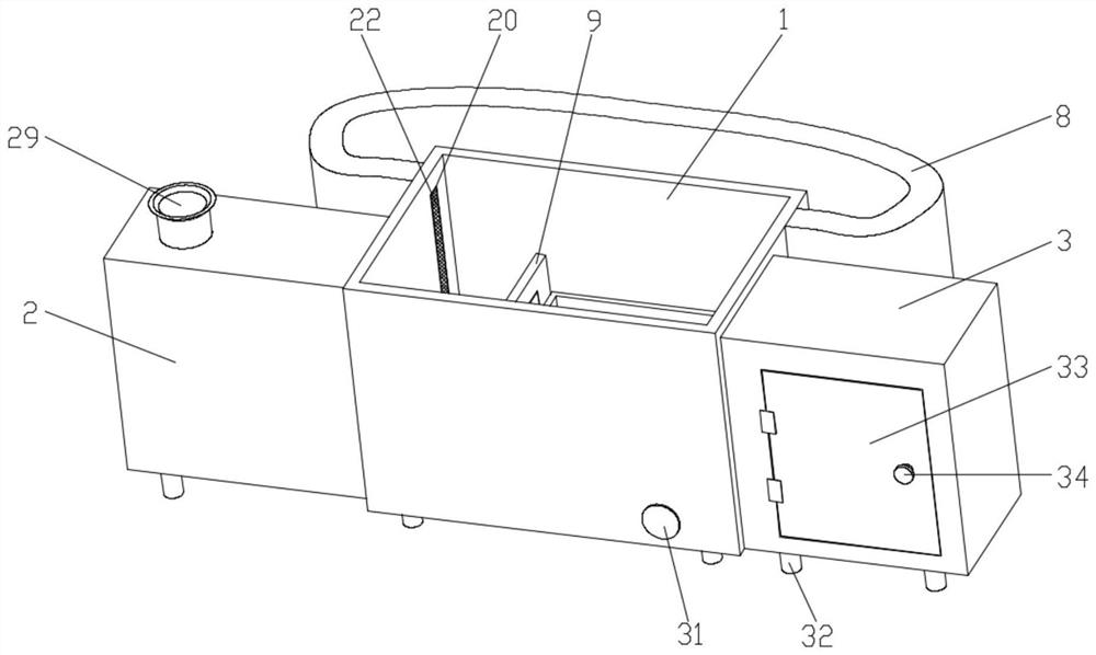 Environment-friendly garbage treatment and recycling device