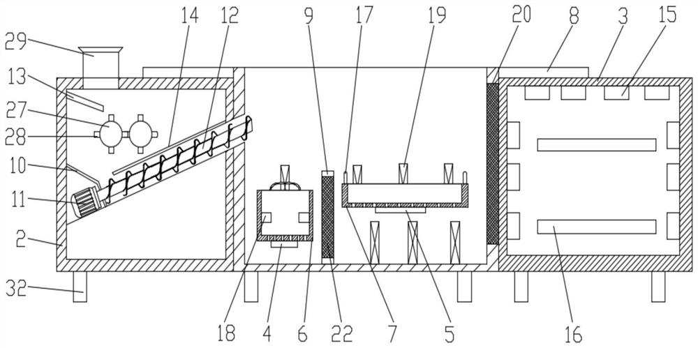 Environment-friendly garbage treatment and recycling device