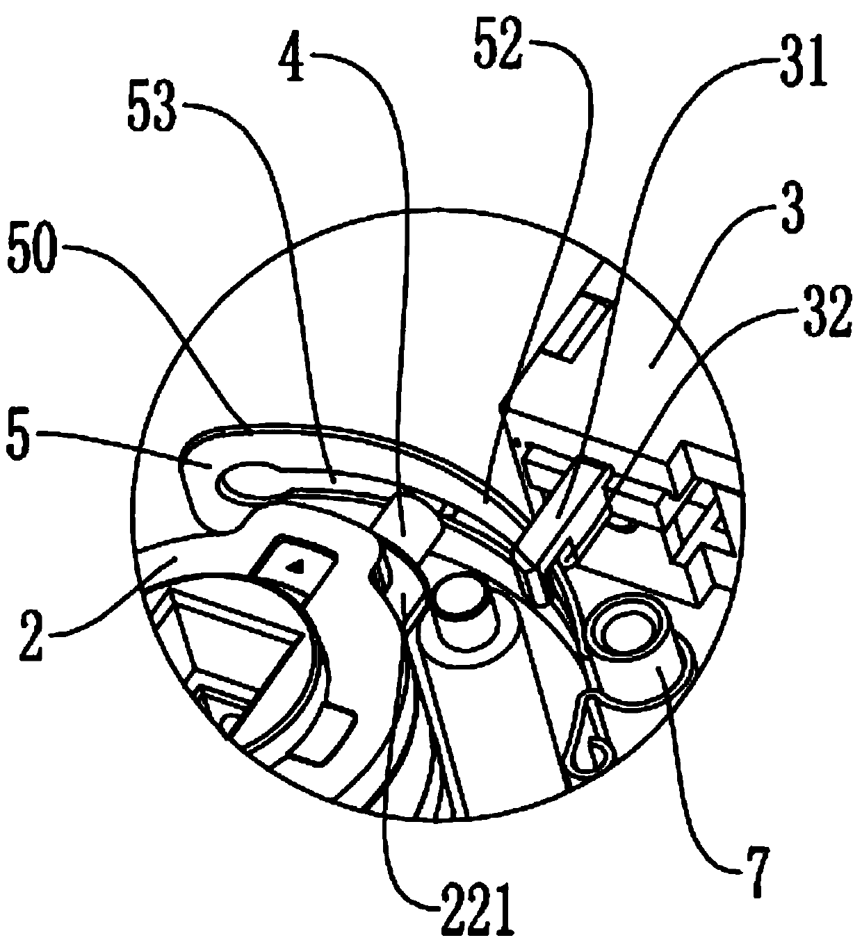 Lockset with anti-smack open clutch