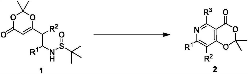 Polysubstituted pyridine derivative and preparation method thereof