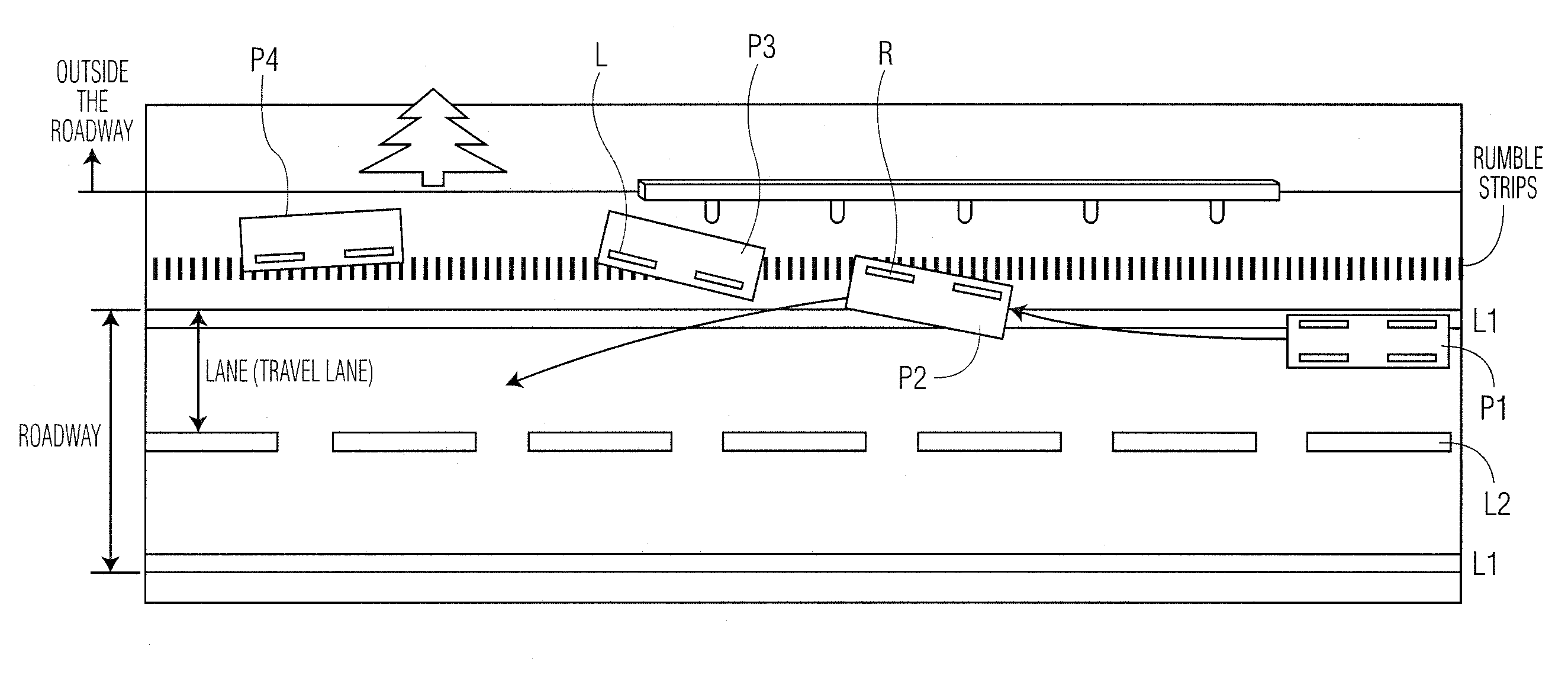 Vibration applying structure detecting device and vehicle control device