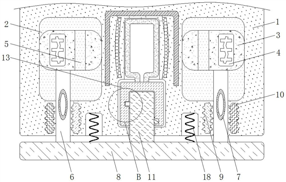 New energy self-generating alpenstock with characteristics of buffering and low abrasion