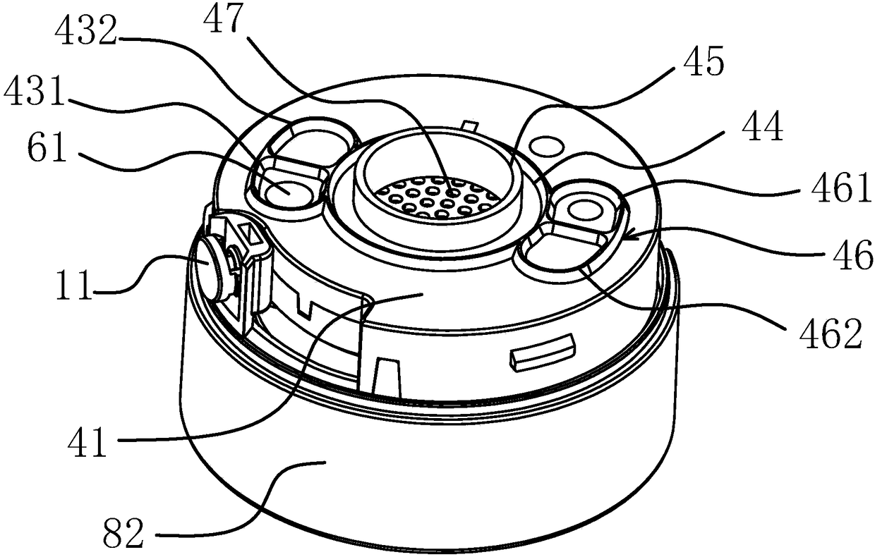 Hydrogen-enriched water cup having separate upper and lower bodies