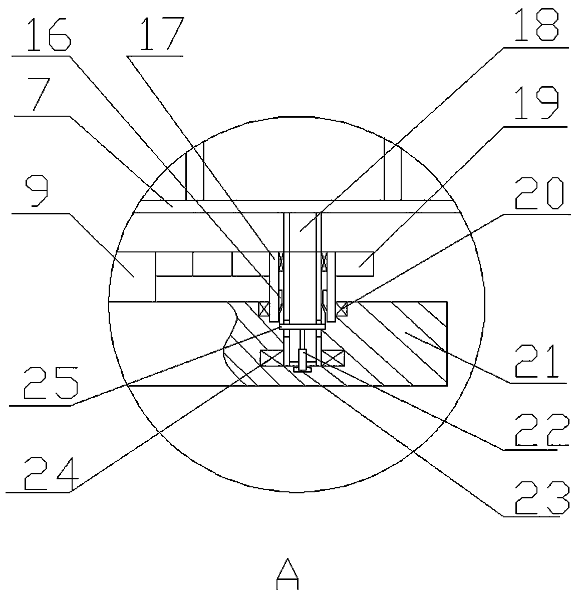 A waste cable stripping recovery device