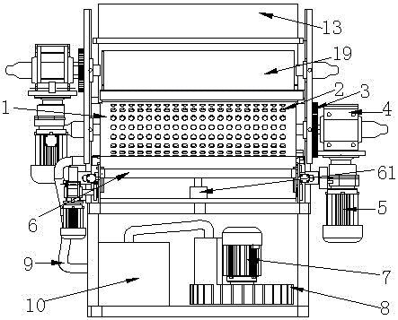 One-piece candy moulding machine