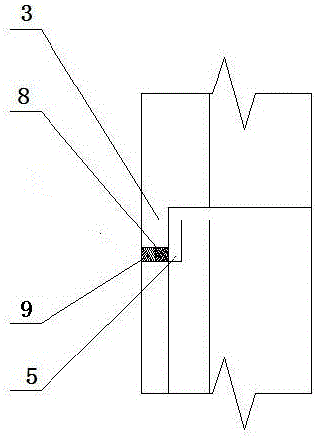 Leakage-proof sandwich thermal insulation concrete outer wall board based on horizontal joints and vertical joints