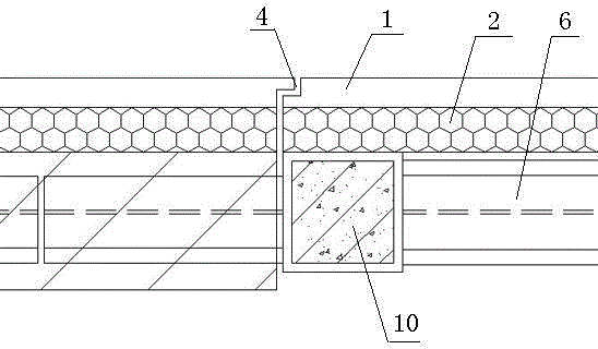 Leakage-proof sandwich thermal insulation concrete outer wall board based on horizontal joints and vertical joints