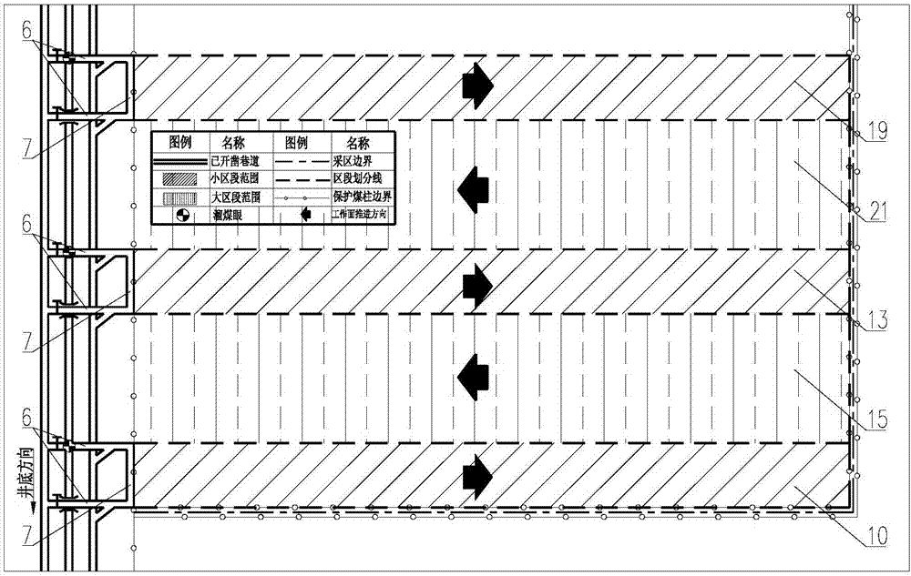 Mining/setting-up integrated mining technology without tunneling and coal pillar