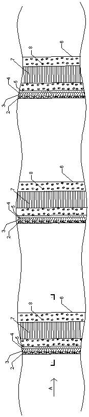 Multistage treatment method suitable for river pollution in rural areas