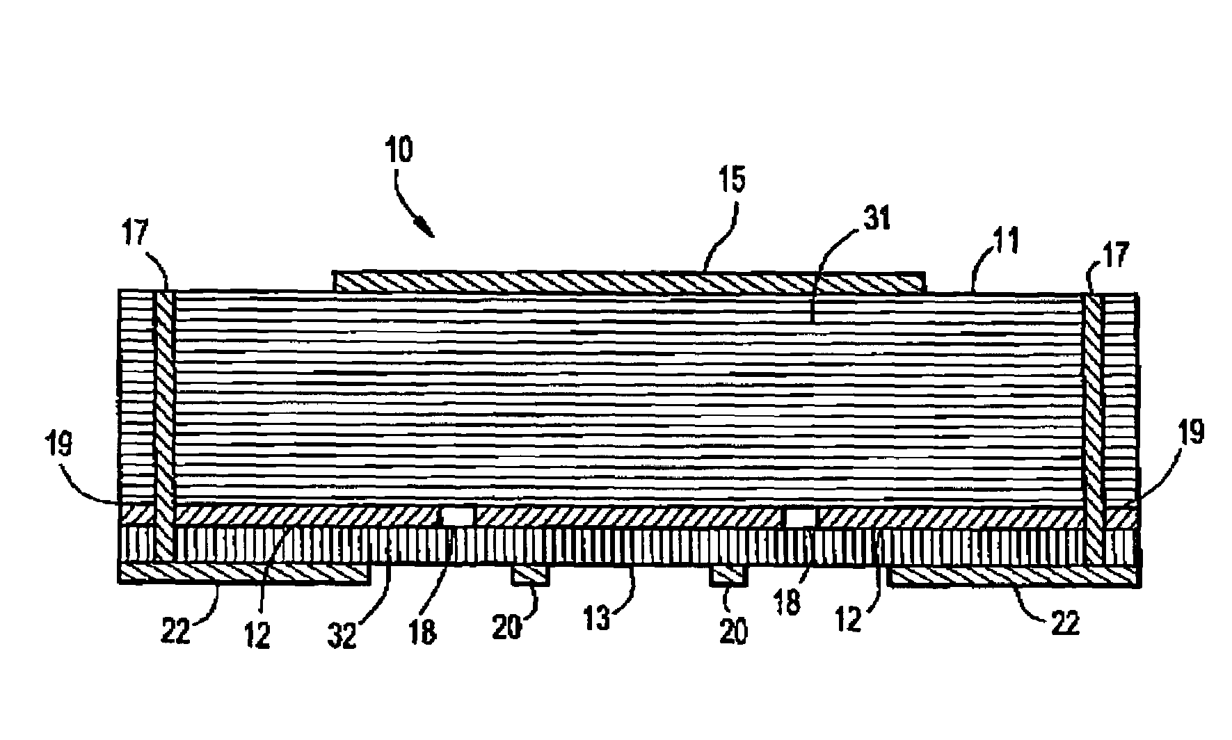 Broadband aperture coupled GNSS microstrip patch antenna