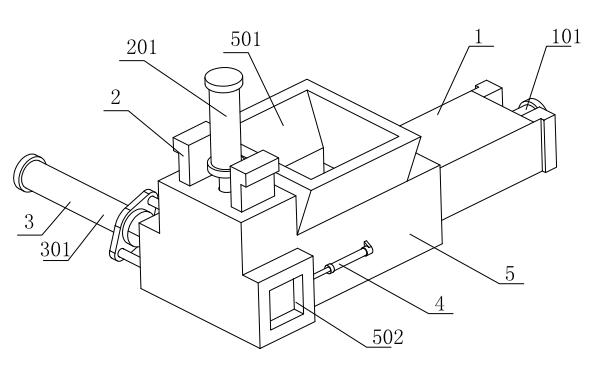 Scrap metal briquetting machine