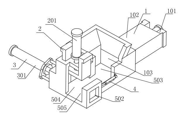 Scrap metal briquetting machine