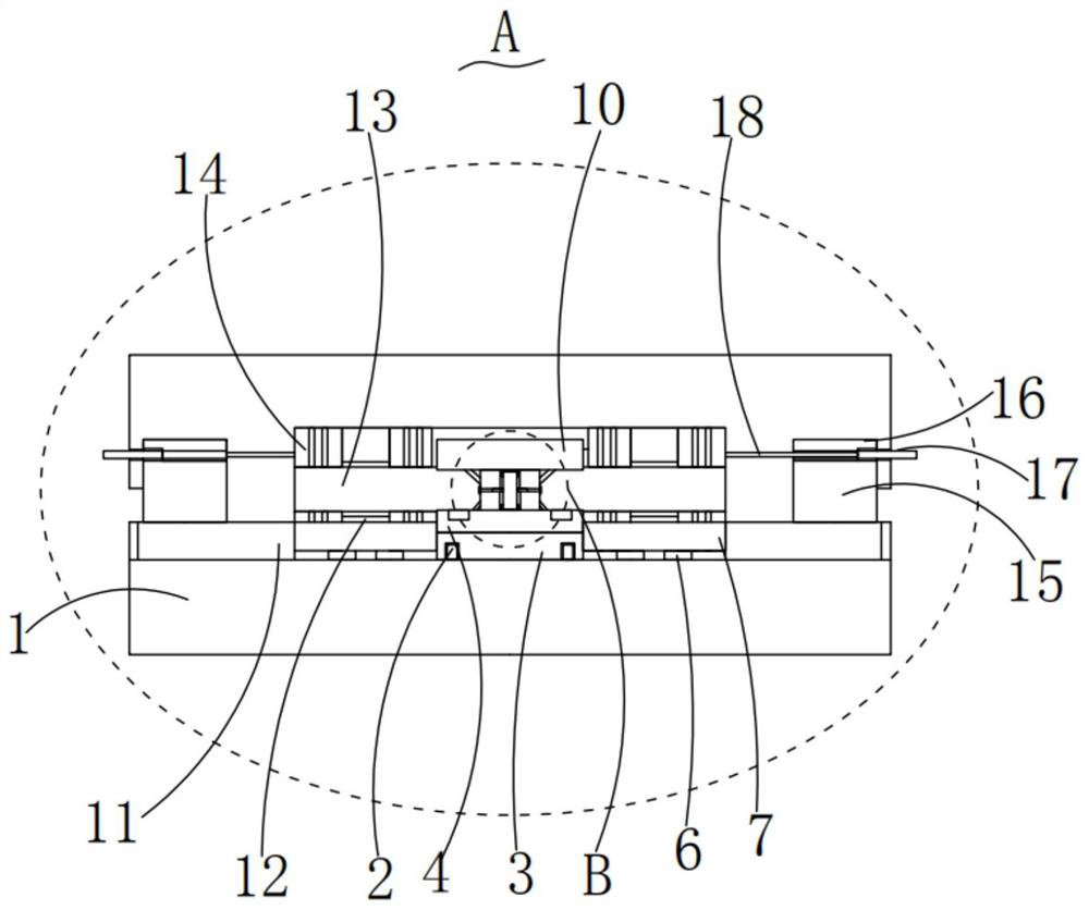 Bridge swivel device for traffic construction bridge construction