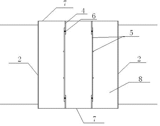 Method for constructing mining impact-resisting sealed wall