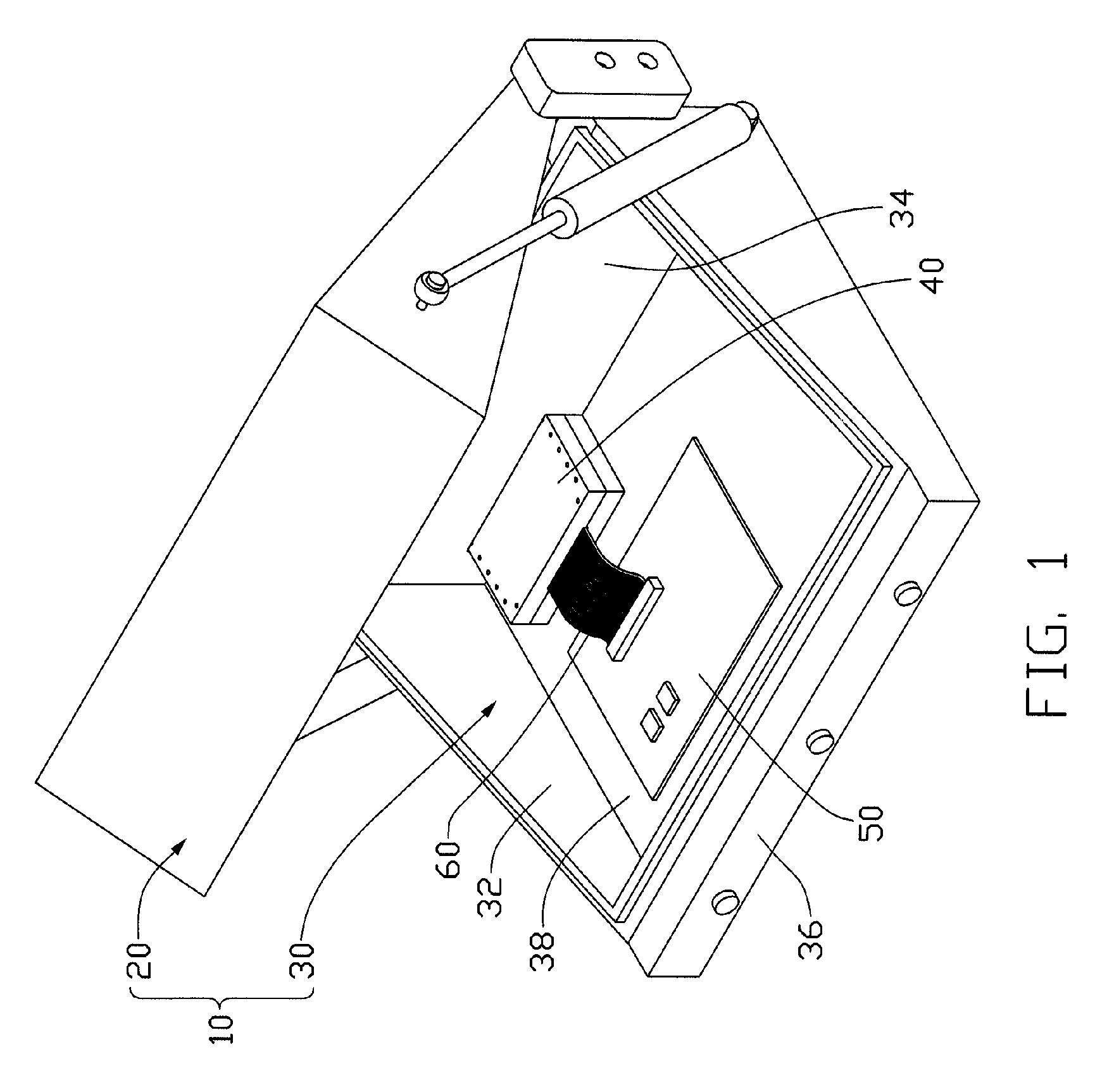 Shield device with receiving cages