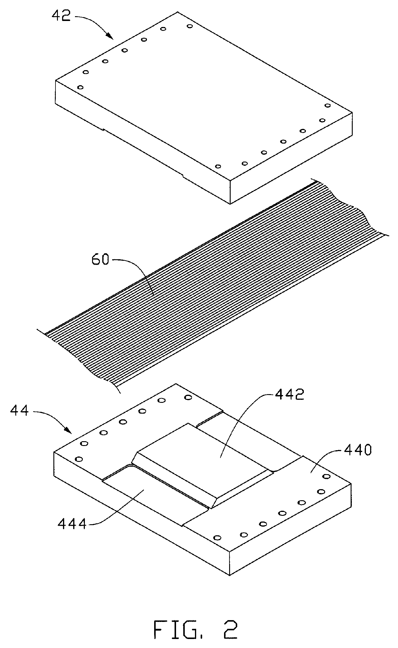 Shield device with receiving cages