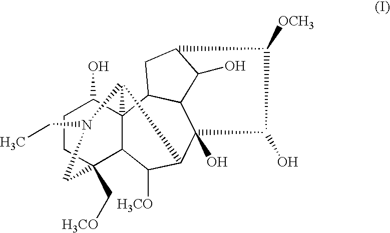 Pharmaceutical composition having analgesic effects