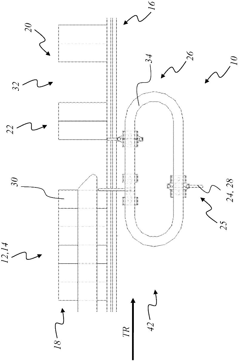 Device and method for grouping bulk material