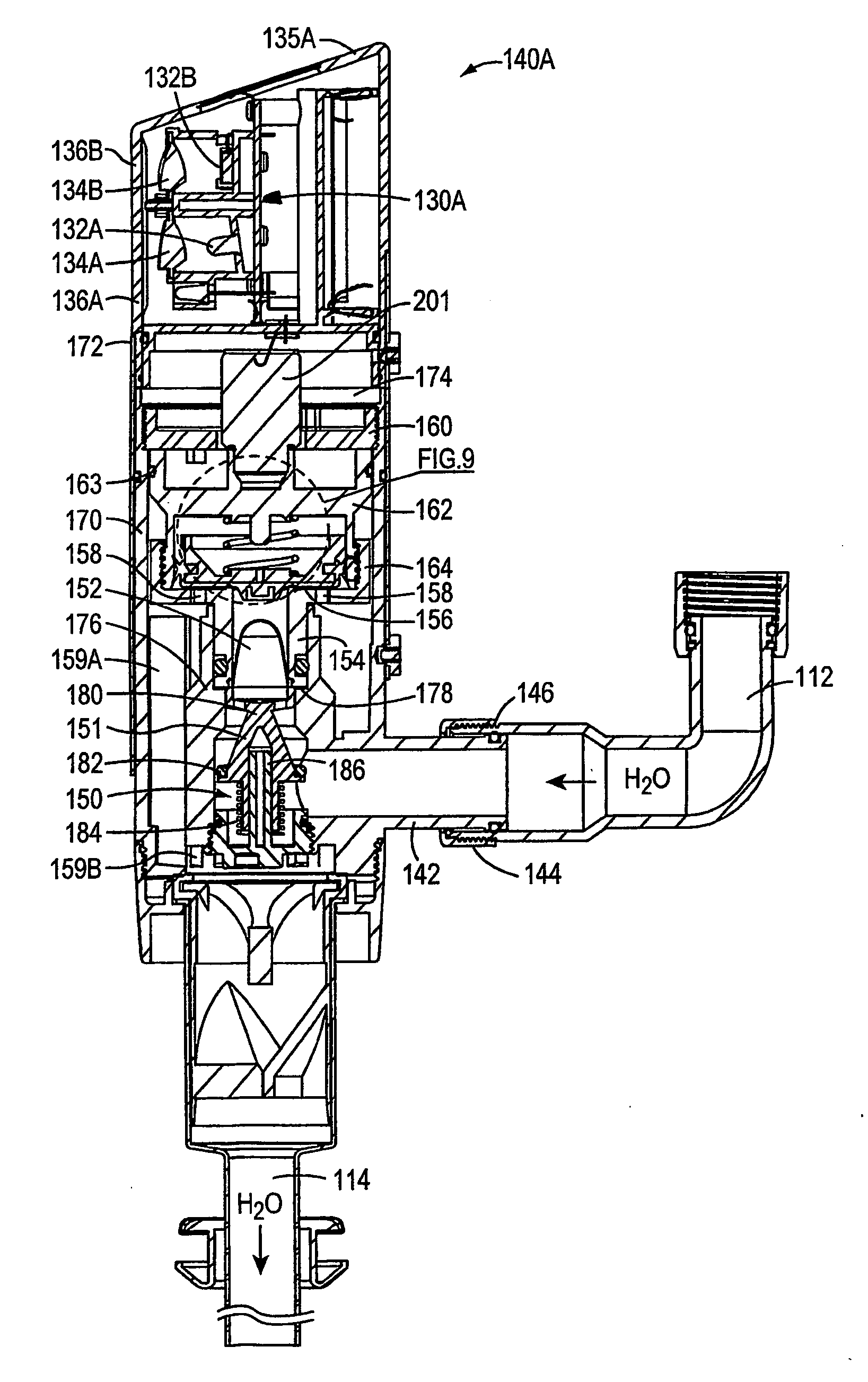 Optical sensors and algorithms for controlling automatic bathroom flushers and faucets