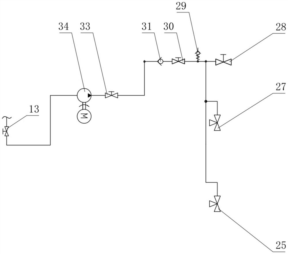 A domestic water supply system for deep saturated submersible living quarters