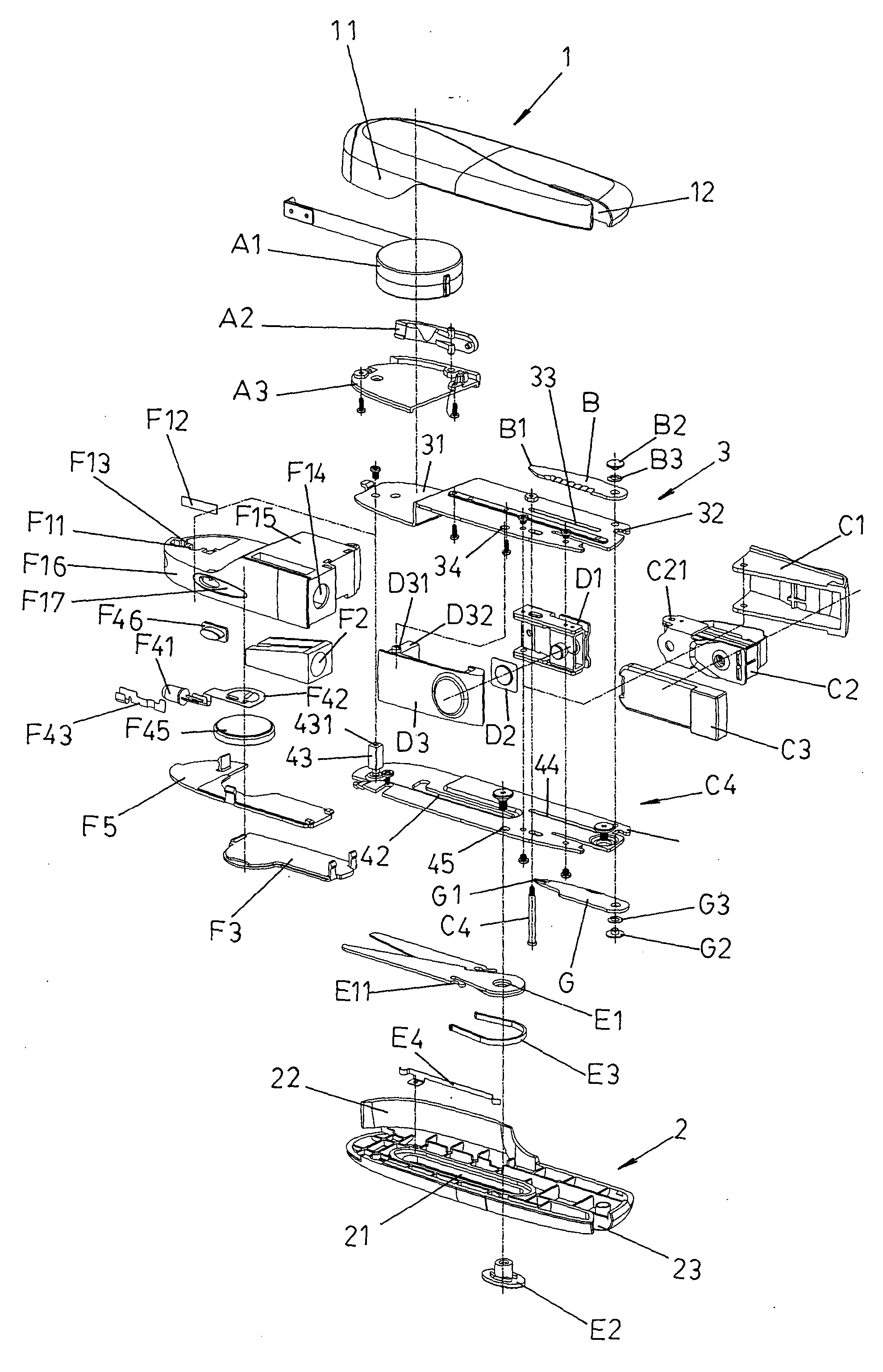 Ten-in-one pocket stationery unit