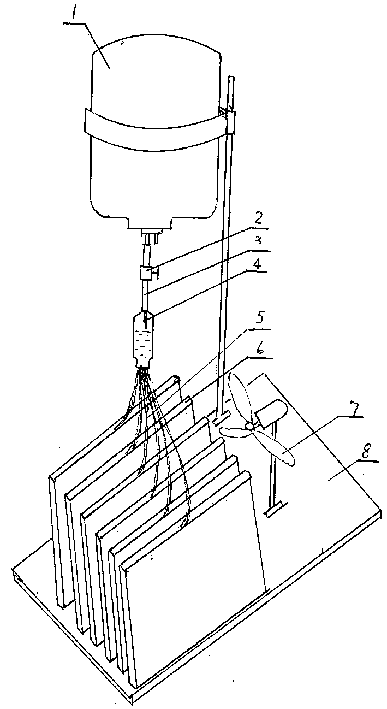 Natural perfume for automobile and its prepn process and use device