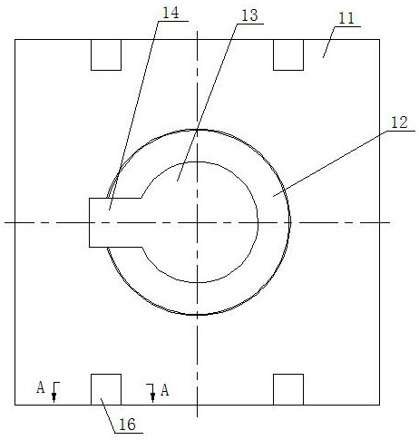 Tiller key groove grooving device and using method thereof