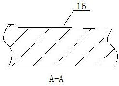 Tiller key groove grooving device and using method thereof