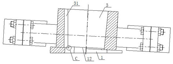 Tiller key groove grooving device and using method thereof