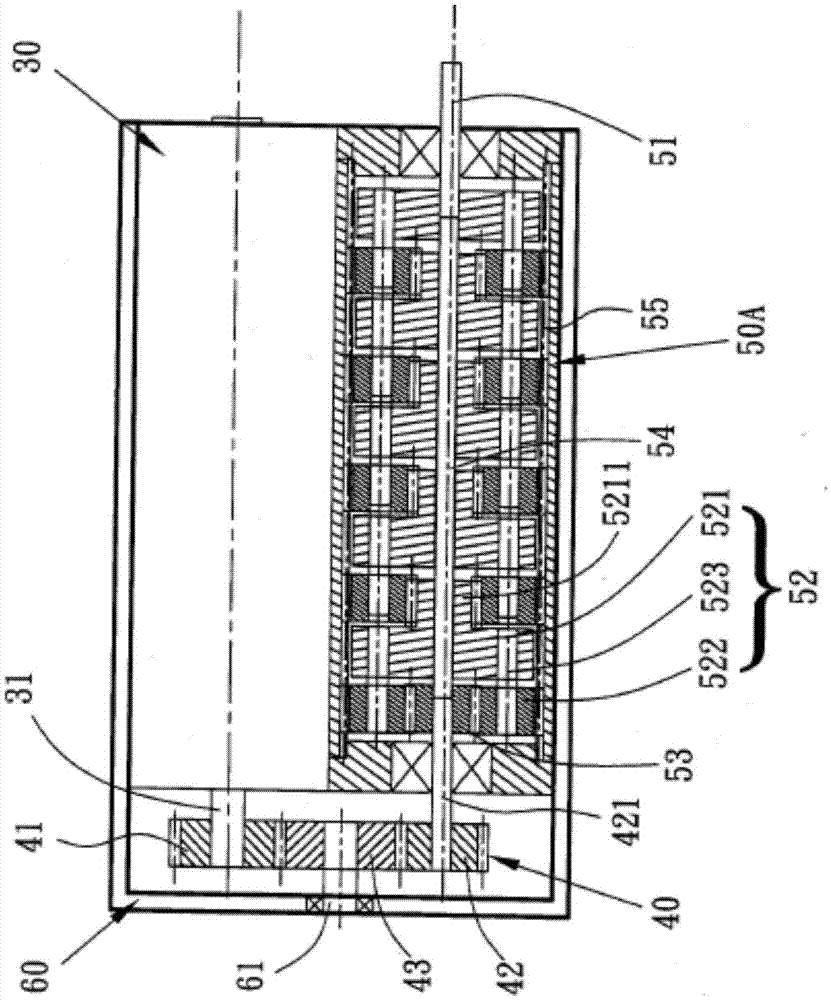 Gear power transfer device having function of noise reduction