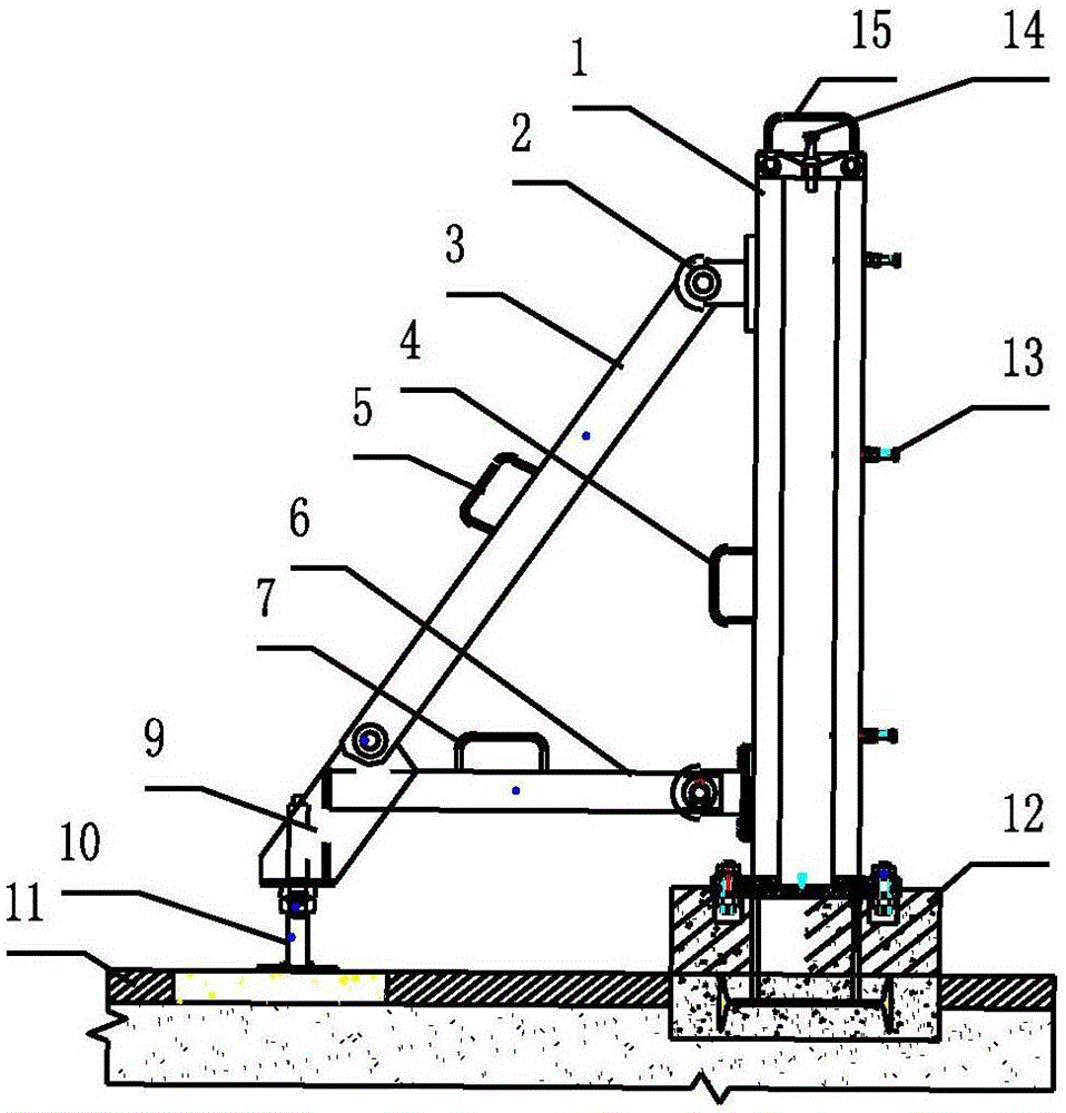 Detachable movable flood gate