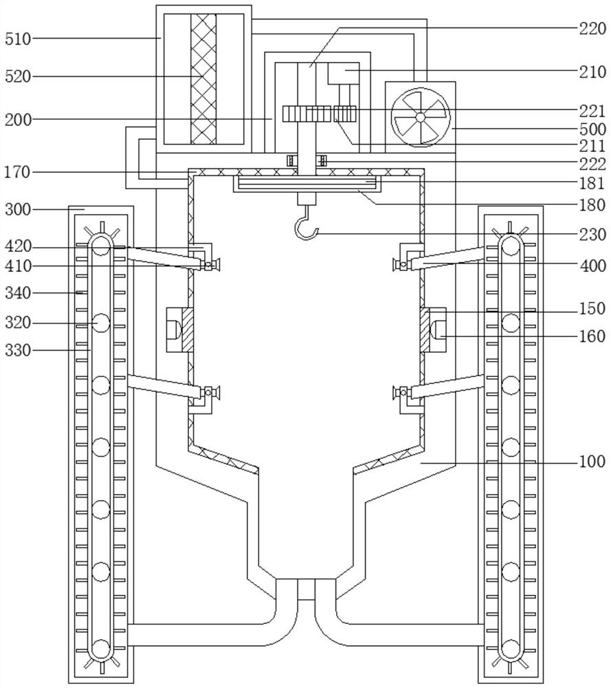 Rust removal device for workshop steel structure