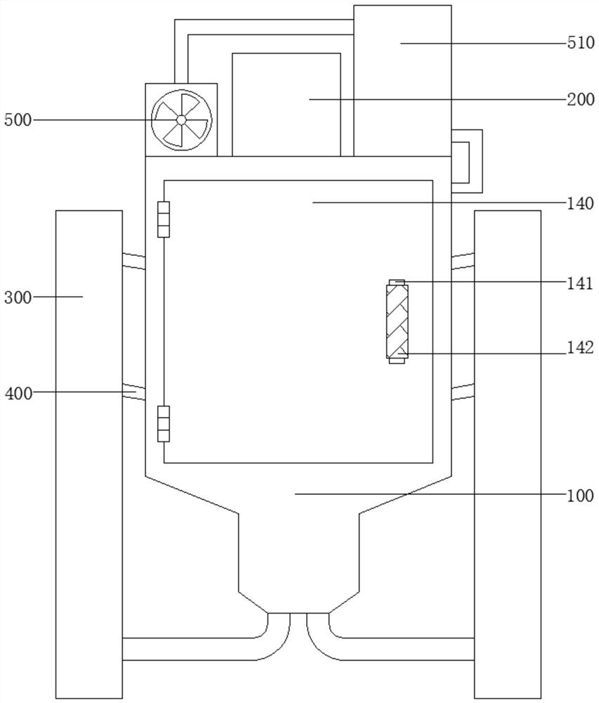 Rust removal device for workshop steel structure