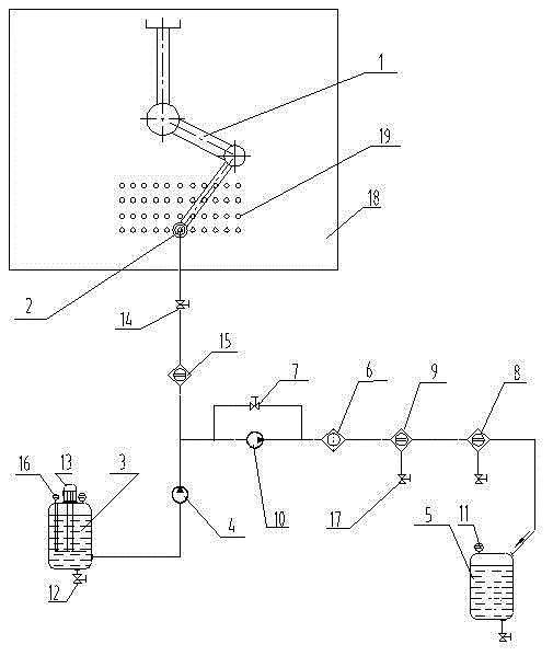 On-line cleaning rate test method and device for shell-and-tube heat exchanger