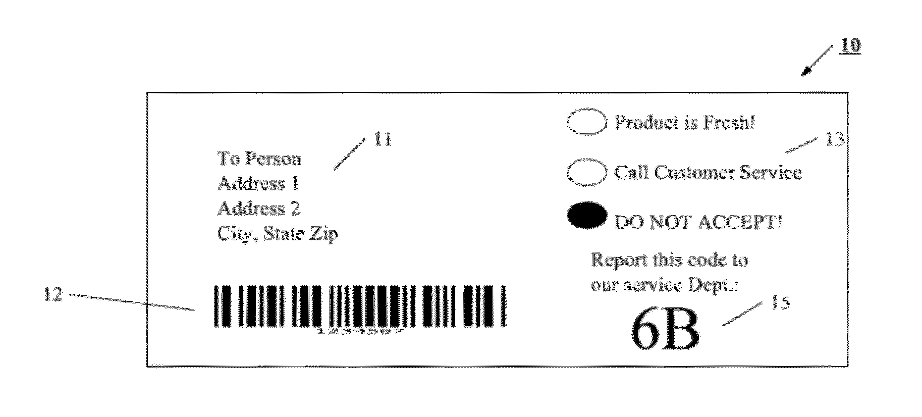 Intelligent label device and method